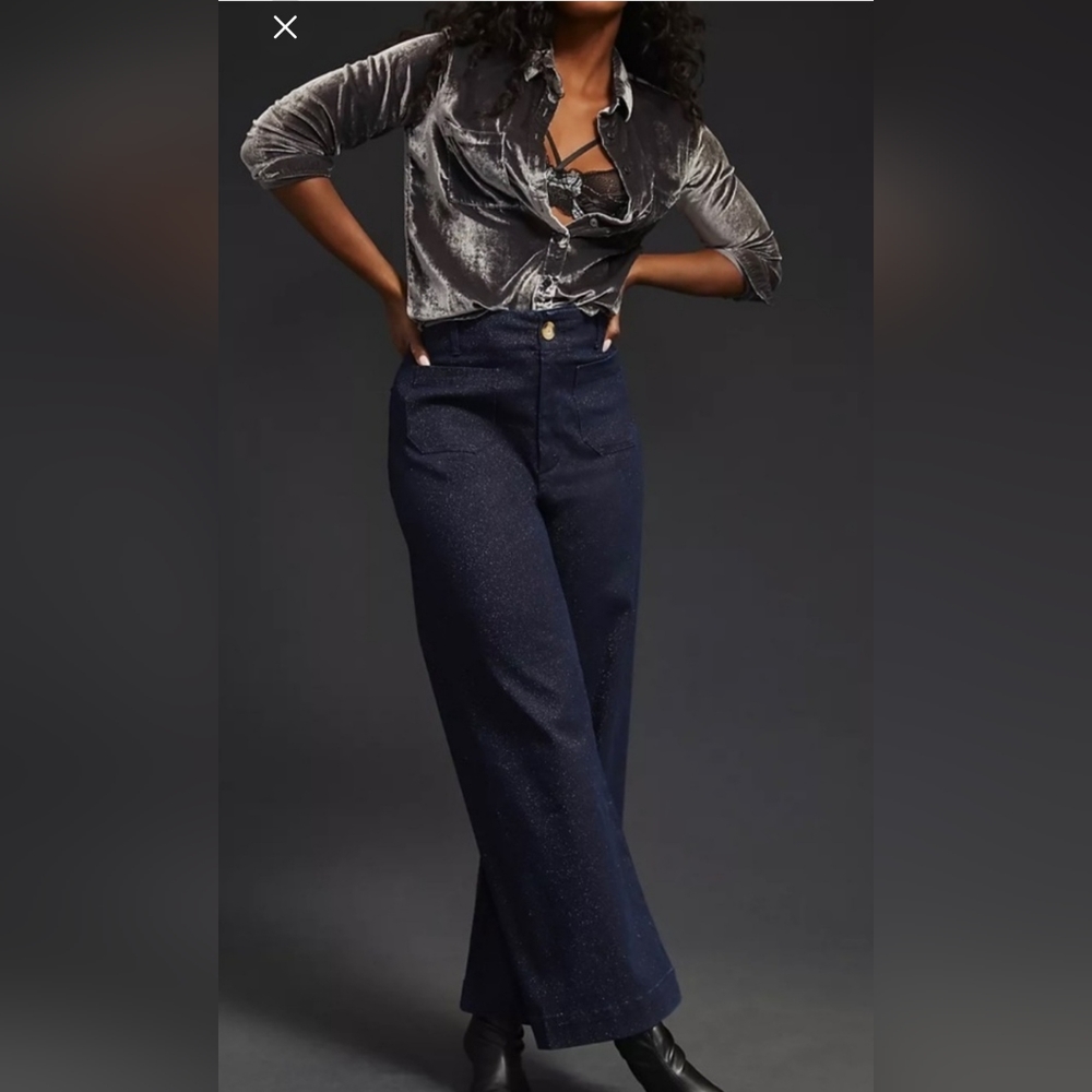 Maeve Anthropologie Collette Sparkle Jean 31 Tall